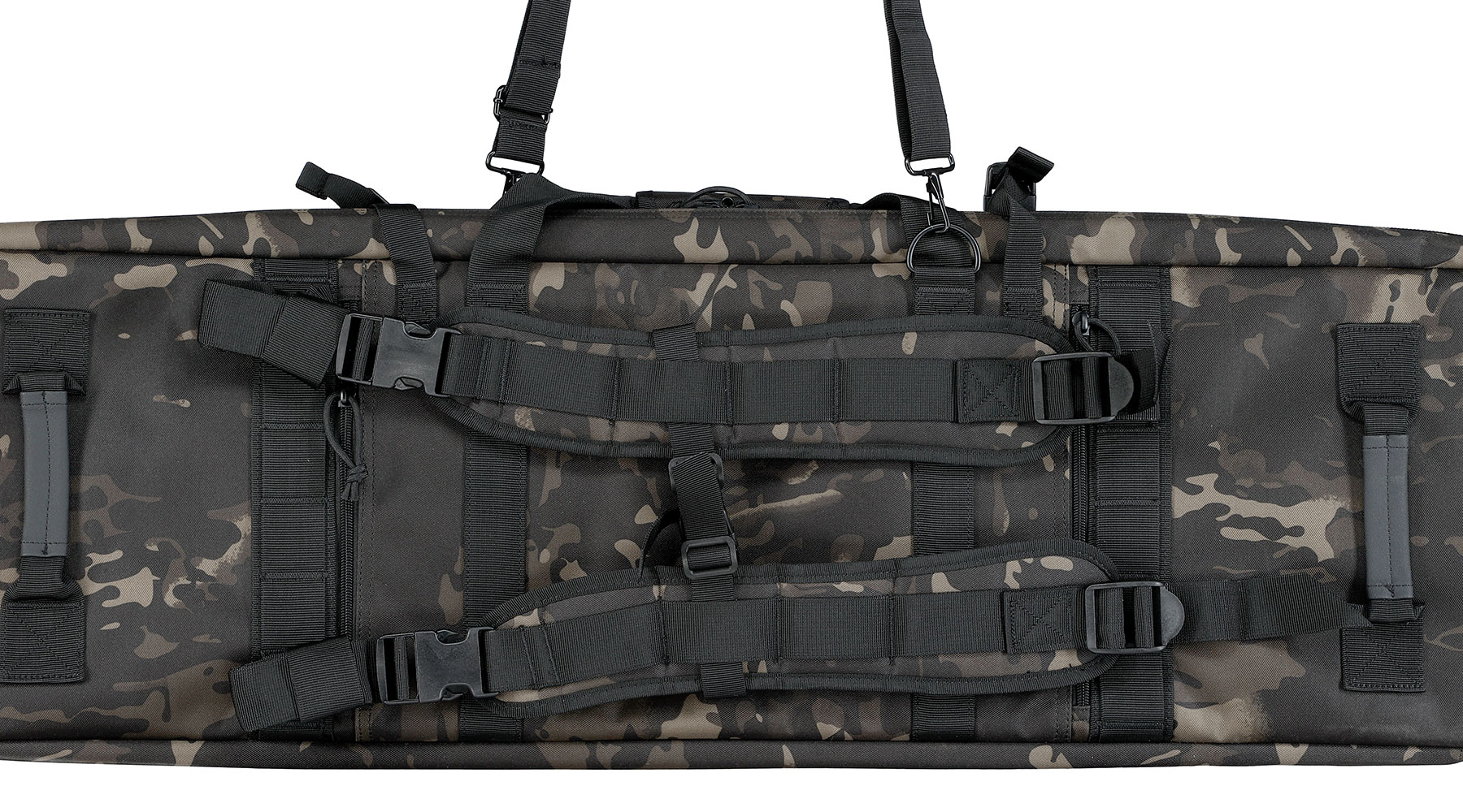 MAX Tactical 108 cm Heavy Duty Deluxe Double Soft Rifle Bag / Gewehr-Futteral f. zwei Gewehre mit Zubehr Multiblack Camo Bild 9