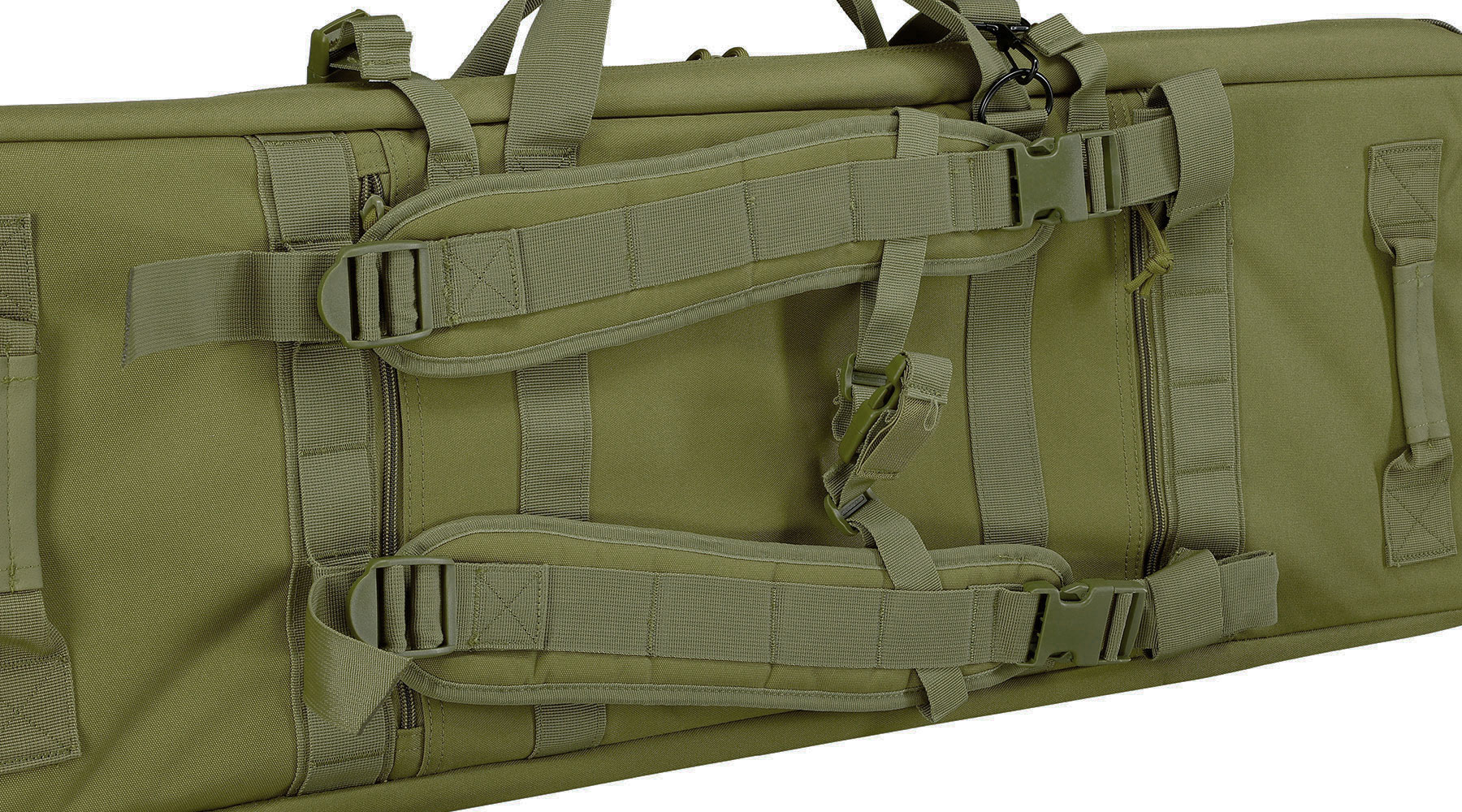 MAX Tactical 108 cm Heavy Duty Deluxe Double Soft Rifle Bag / Gewehr-Futteral f. zwei Gewehre mit Zubehr oliv Bild 11