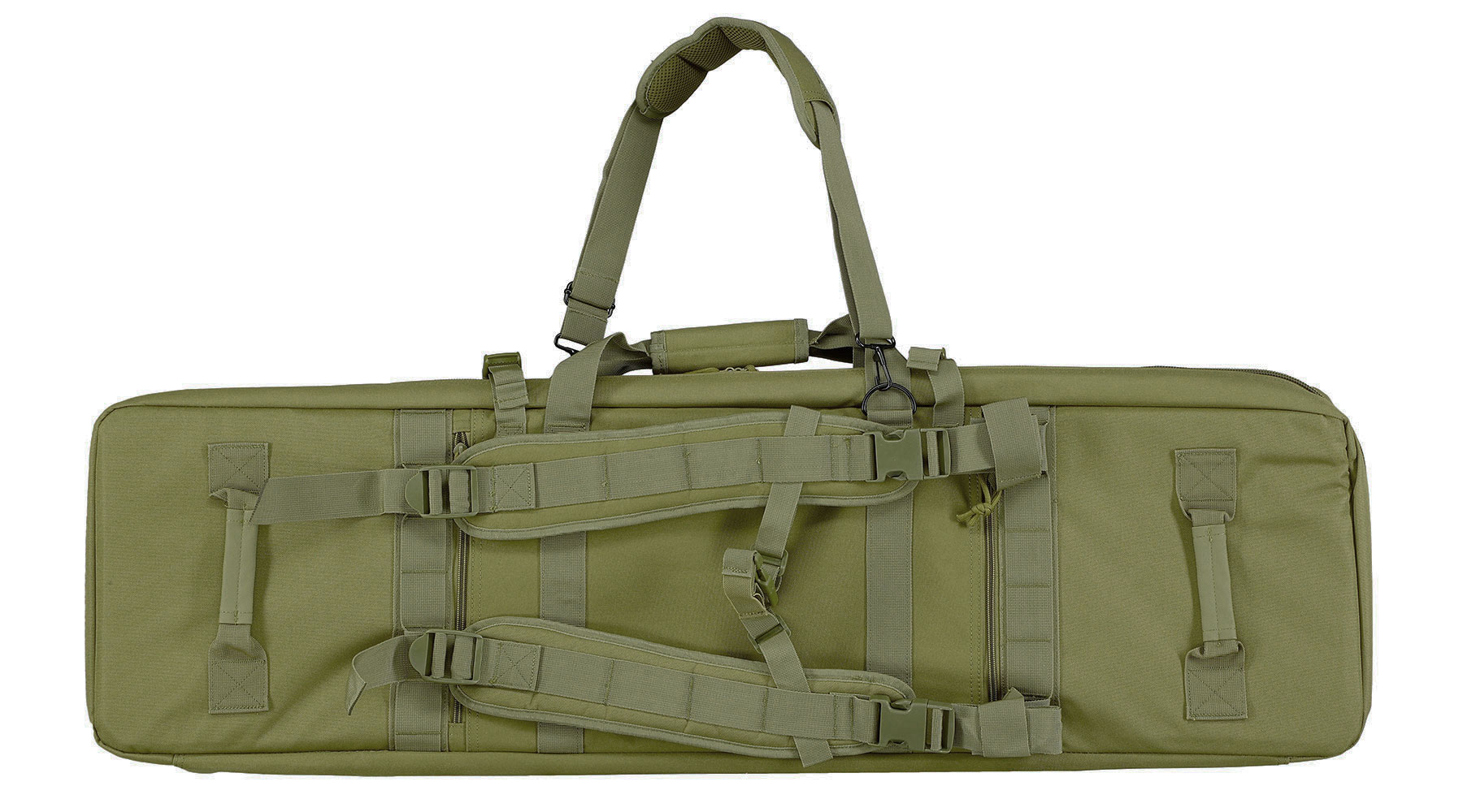 MAX Tactical 108 cm Heavy Duty Deluxe Double Soft Rifle Bag / Gewehr-Futteral f. zwei Gewehre mit Zubehr oliv Bild 3