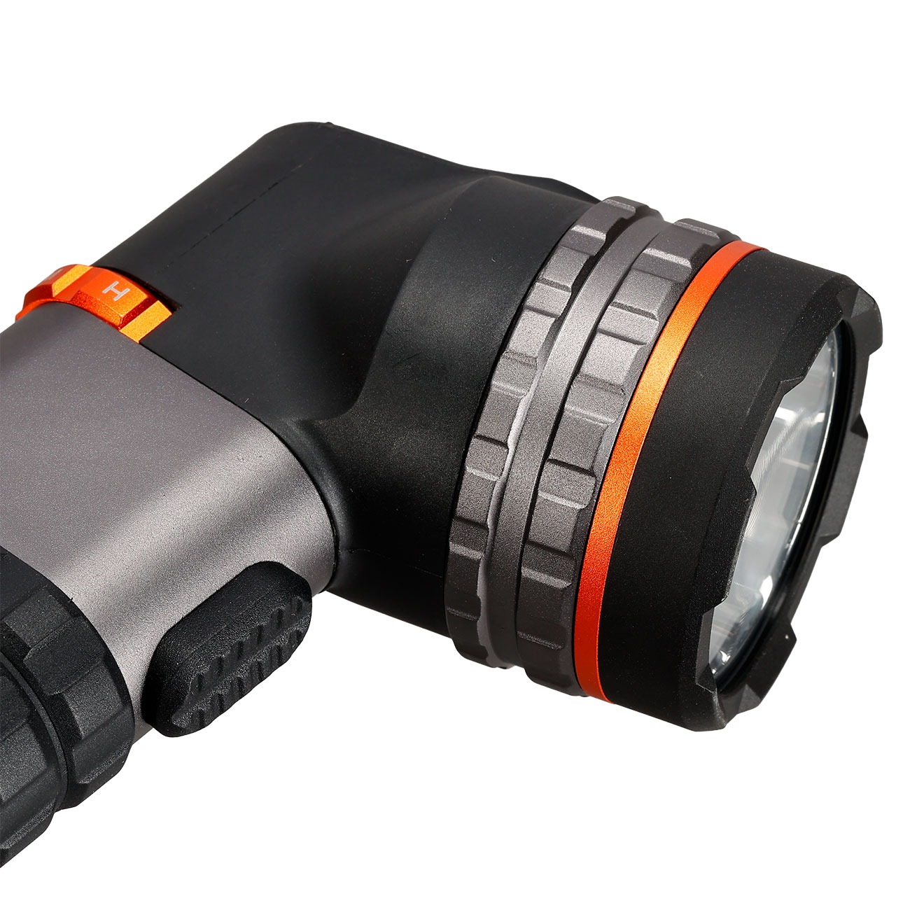 Nebo LED Handscheinwerfer Luxtreme SL50 450 Lumen schwarz mit Magnetfu und 800 m Reichweite inkl. Zubehr Bild 1