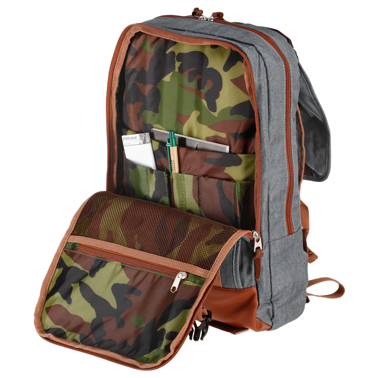 Rucksack F23 Heritage 17 Liter grau Bild 6