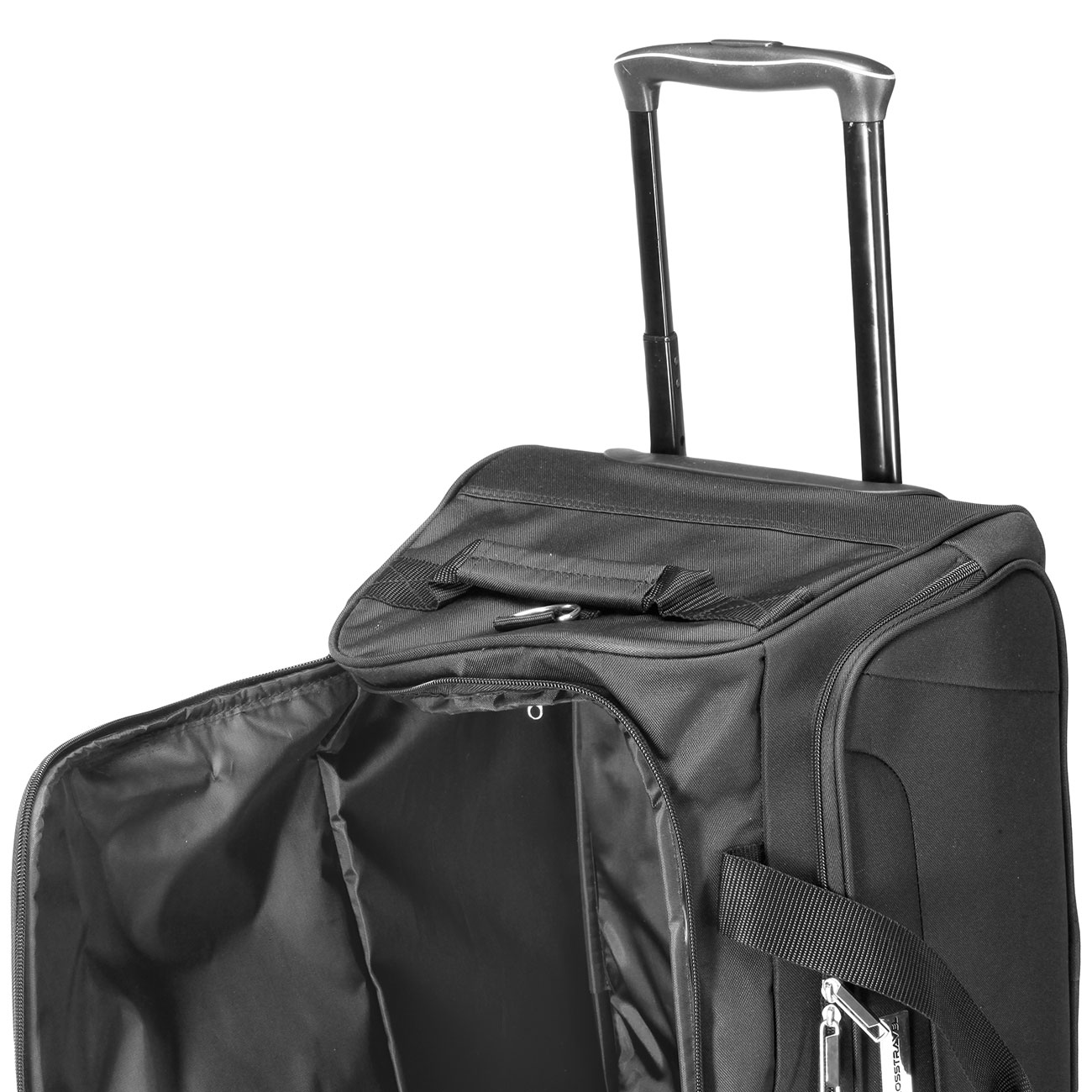 Reisetasche Monaco mit Trolley-System 42 Liter schwarz inkl. Tragegurt Bild 8