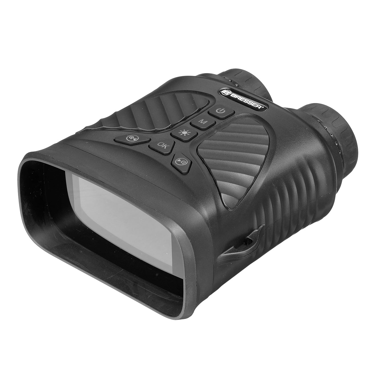 Bresser digitales binokulares Nachtsichtgert NightSpy DT mit Aufnahmefunktion schwarz inkl. Ladekabel, MicroSD-Kartenlesegert,