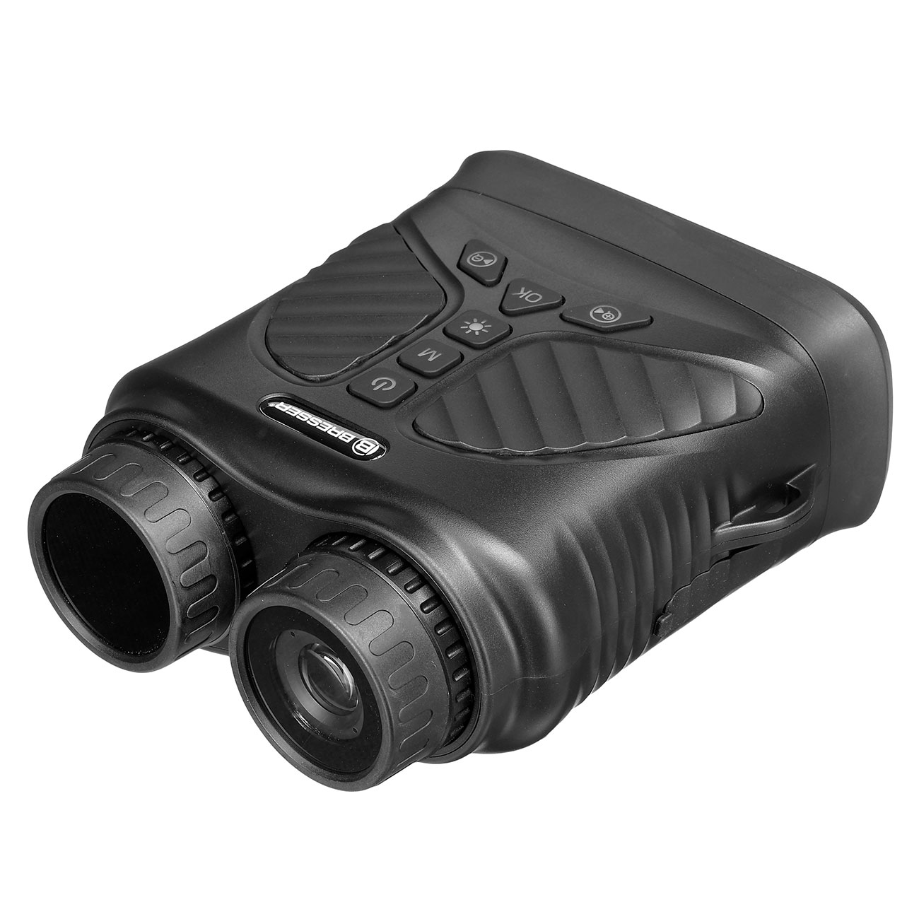 Bresser digitales binokulares Nachtsichtgert NightSpy DT mit Aufnahmefunktion schwarz inkl. Ladekabel, MicroSD-Kartenlesegert, Bild 1