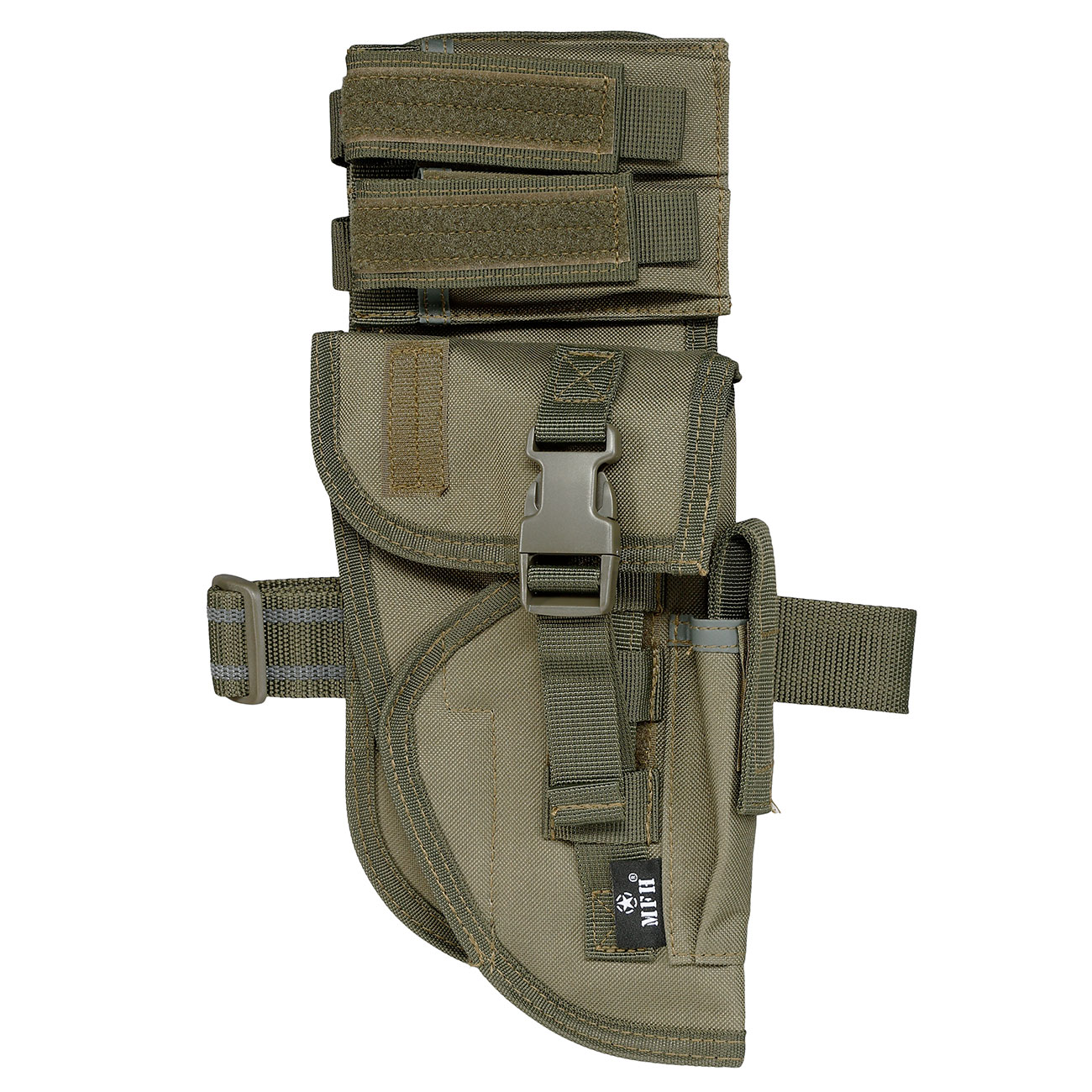MFH Pistolenbeinholster Tactical oliv mit Bein- und Grtelbefestigung rechts