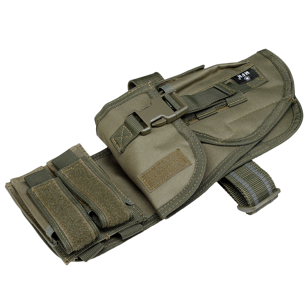 MFH Pistolenbeinholster Tactical oliv mit Bein- und Grtelbefestigung rechts Bild 4