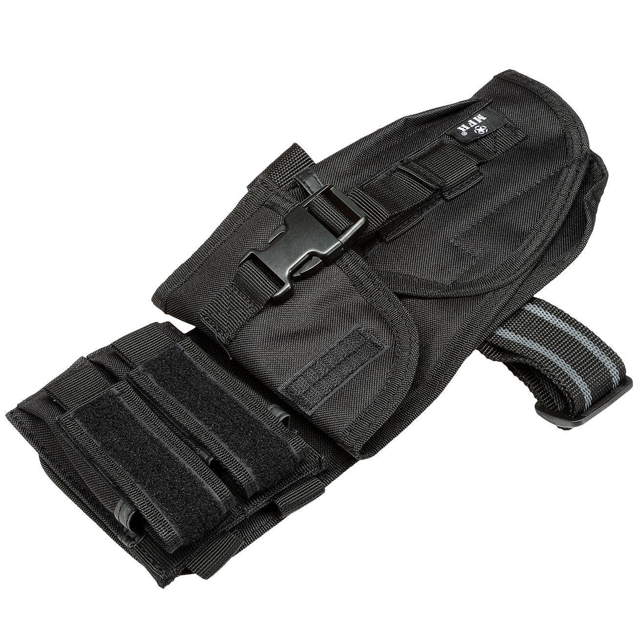 MFH Pistolenbeinholster Tactical schwarz mit Bein- und Grtelbefestigung rechts Bild 4