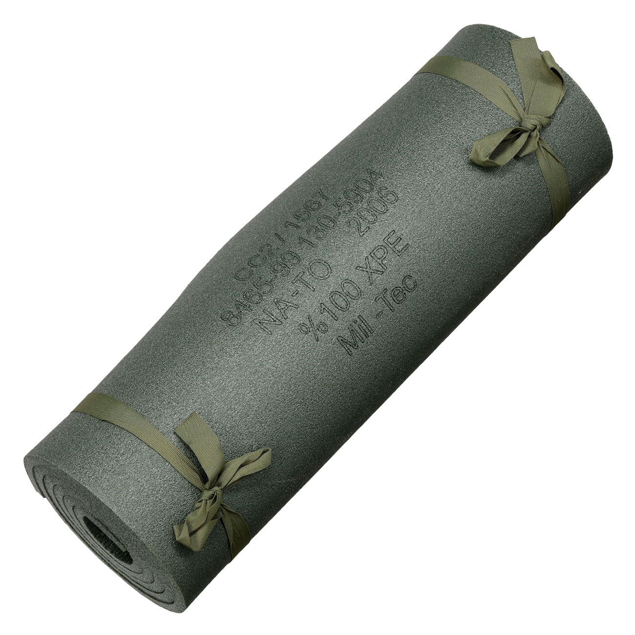 Mil-Tec Isomatte NATO mit Gurt 190 x 50 cm oliv
