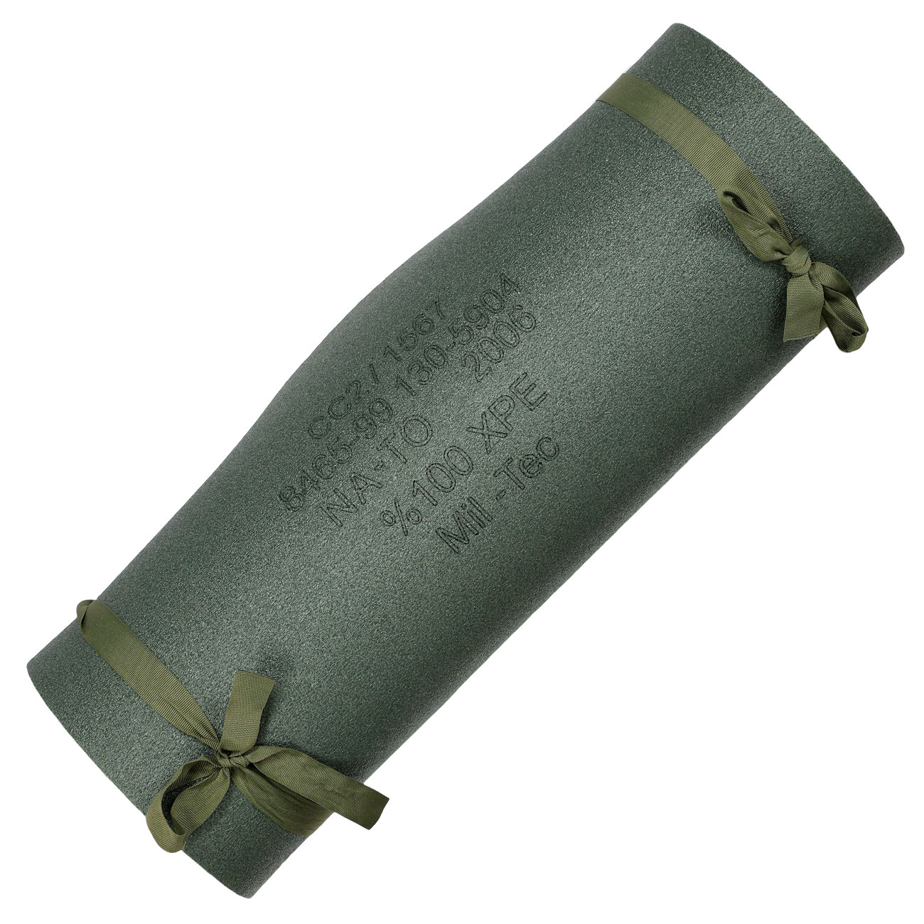 Mil-Tec Isomatte NATO mit Gurt 190 x 50 cm oliv Bild 1