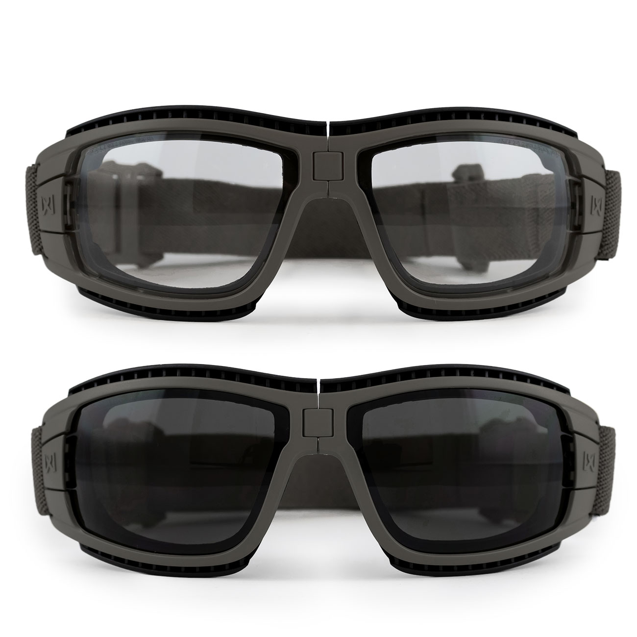Wiley X Brille Lynx mattschwarz Glser grau inkl. Wechselglser klar, Brillenetui & Facial Cavity Dichtung Bild 2