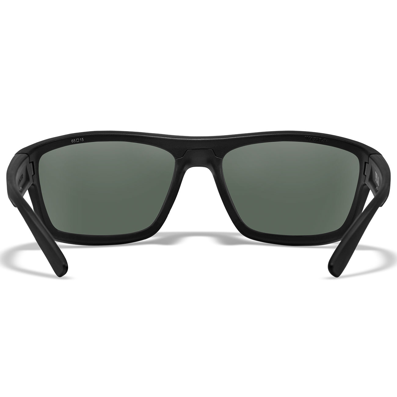 Wiley X Sonnenbrille Peak XL Captivate mattschwarz Glser blau verspiegelt polarisiert inkl. Brillenbeutel Bild 4