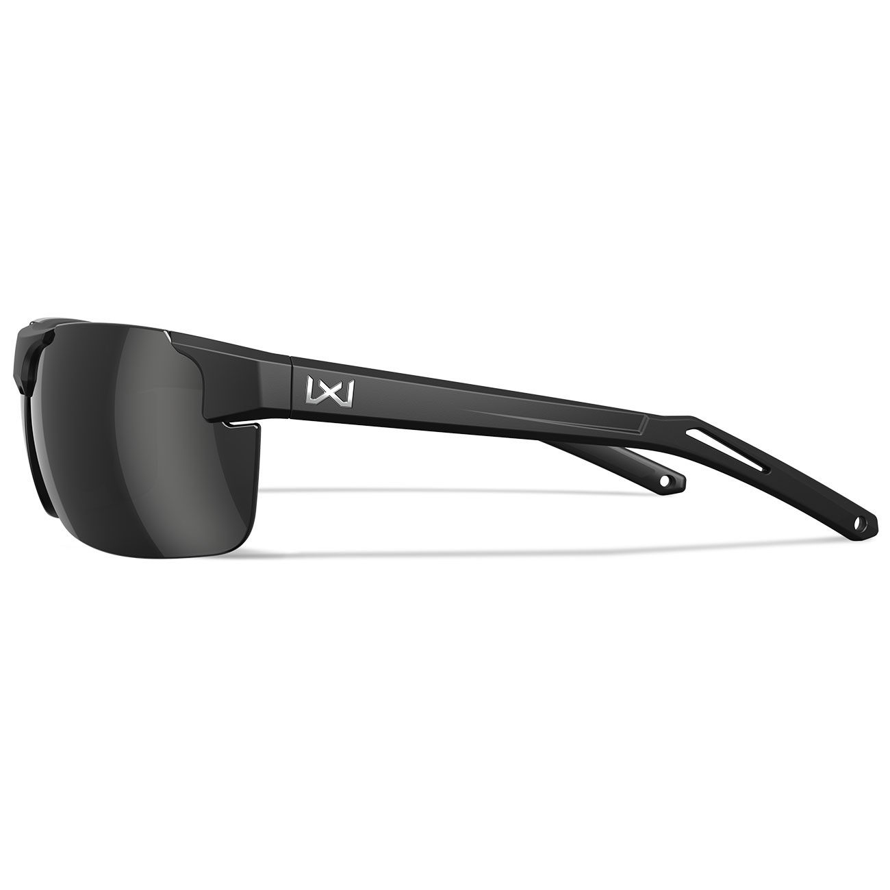 Wiley X Sonnenbrille Prime Captivate mattschwarz Glser schwarz verspiegelt polarisiert inkl. Brillenbeutel Bild 2