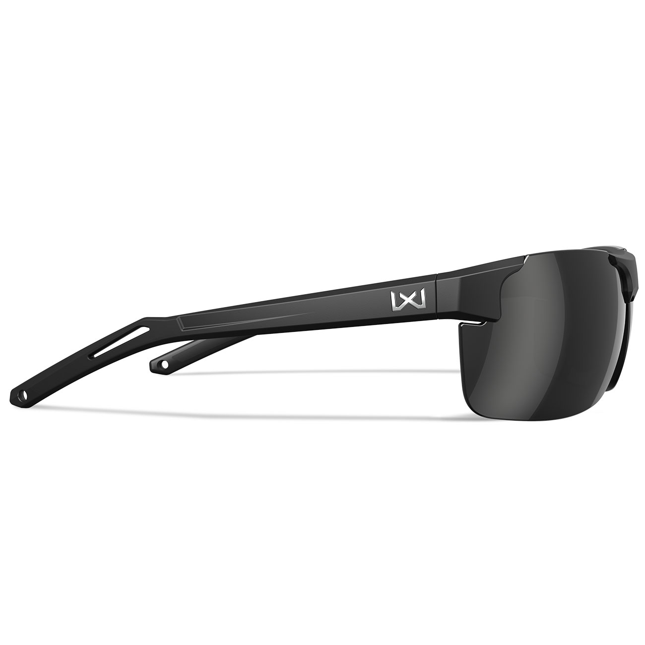 Wiley X Sonnenbrille Prime Captivate mattschwarz Glser schwarz verspiegelt polarisiert inkl. Brillenbeutel Bild 3