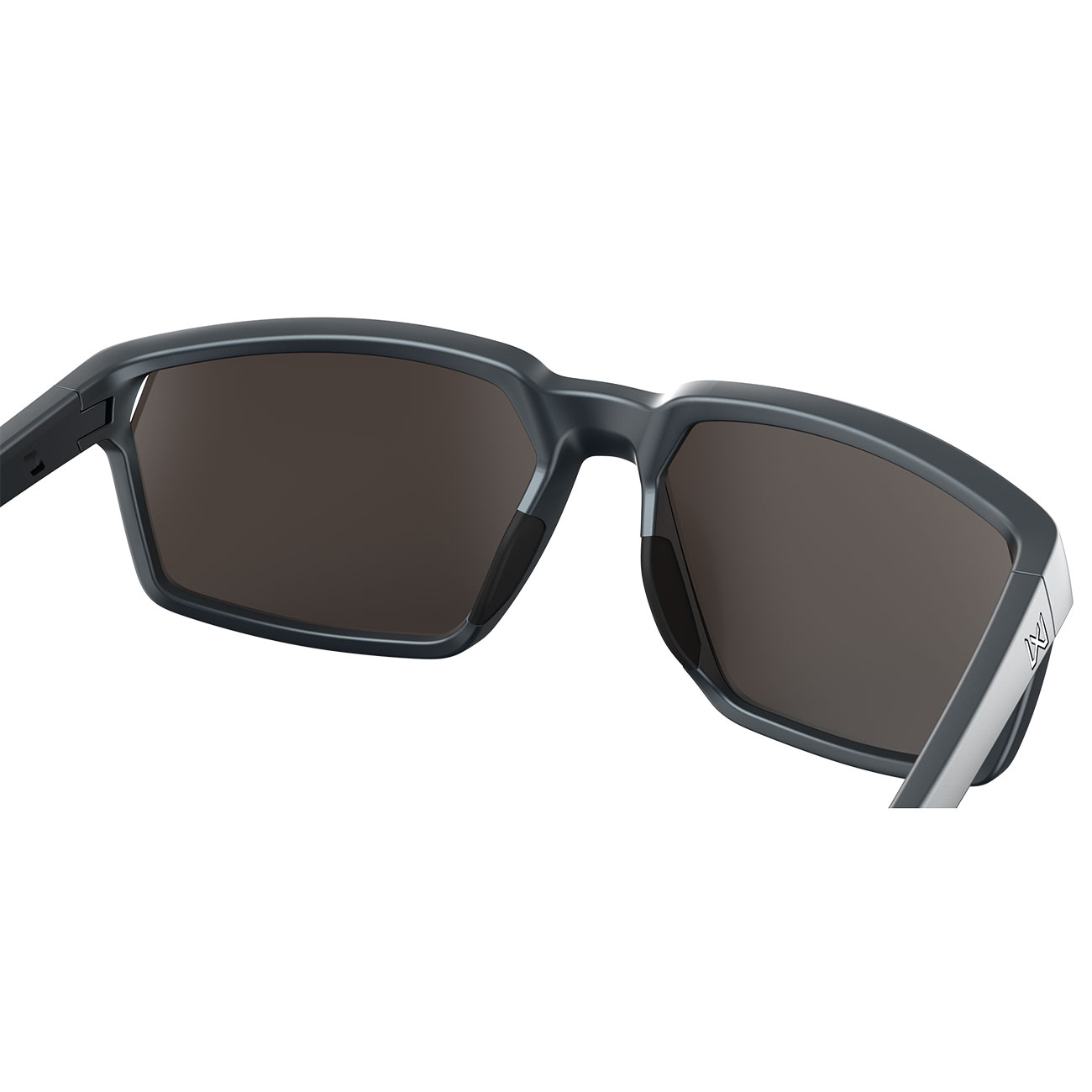 Wiley X Sonnenbrille Sierra Captivate matt dunkelgrau Glser grn verspiegelt polarisiert inkl. Brillenbeutel & Seitenschutz Bild 4