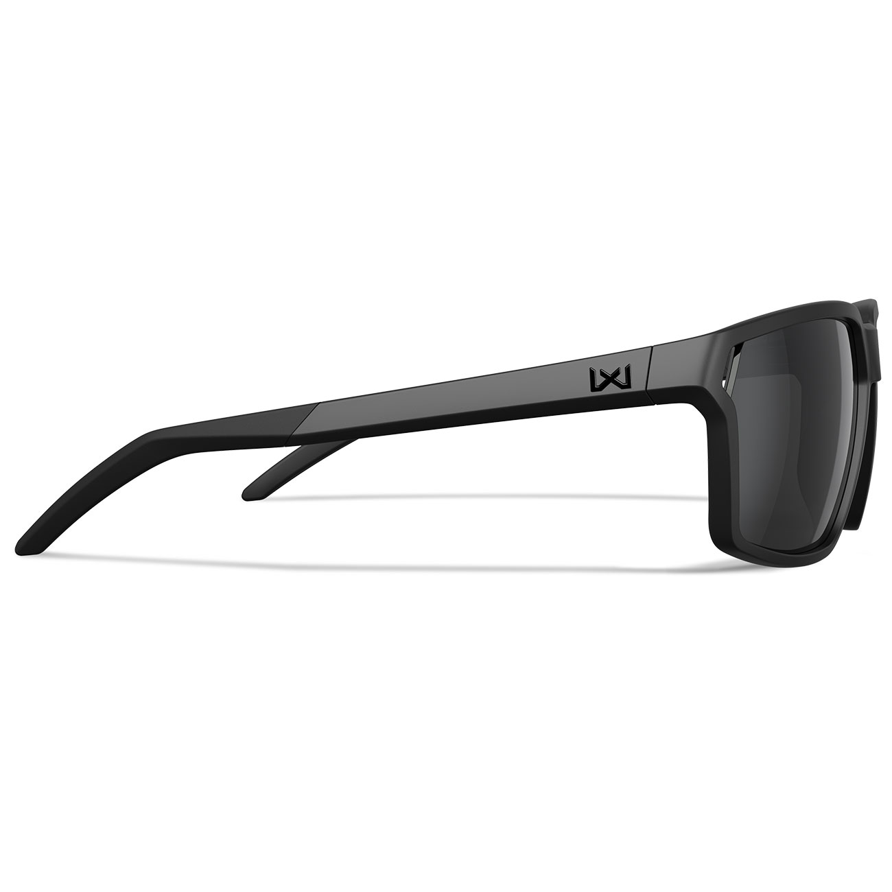 Wiley X Sonnenbrille Sierra Captivate mattschwarz Glser grau inkl. Brillenbeutel & Seitenschutz Bild 3