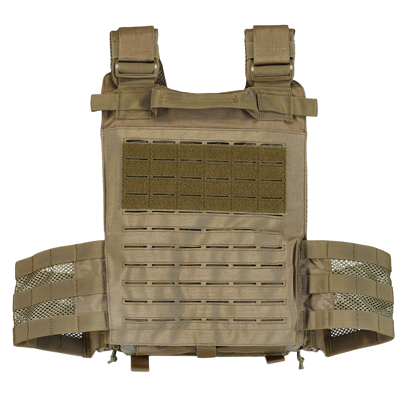 101 INC QR Plate Carrier Lasercut Molle-Plattentrger Weste oliv inkl. Dummy-Platten Bild 1