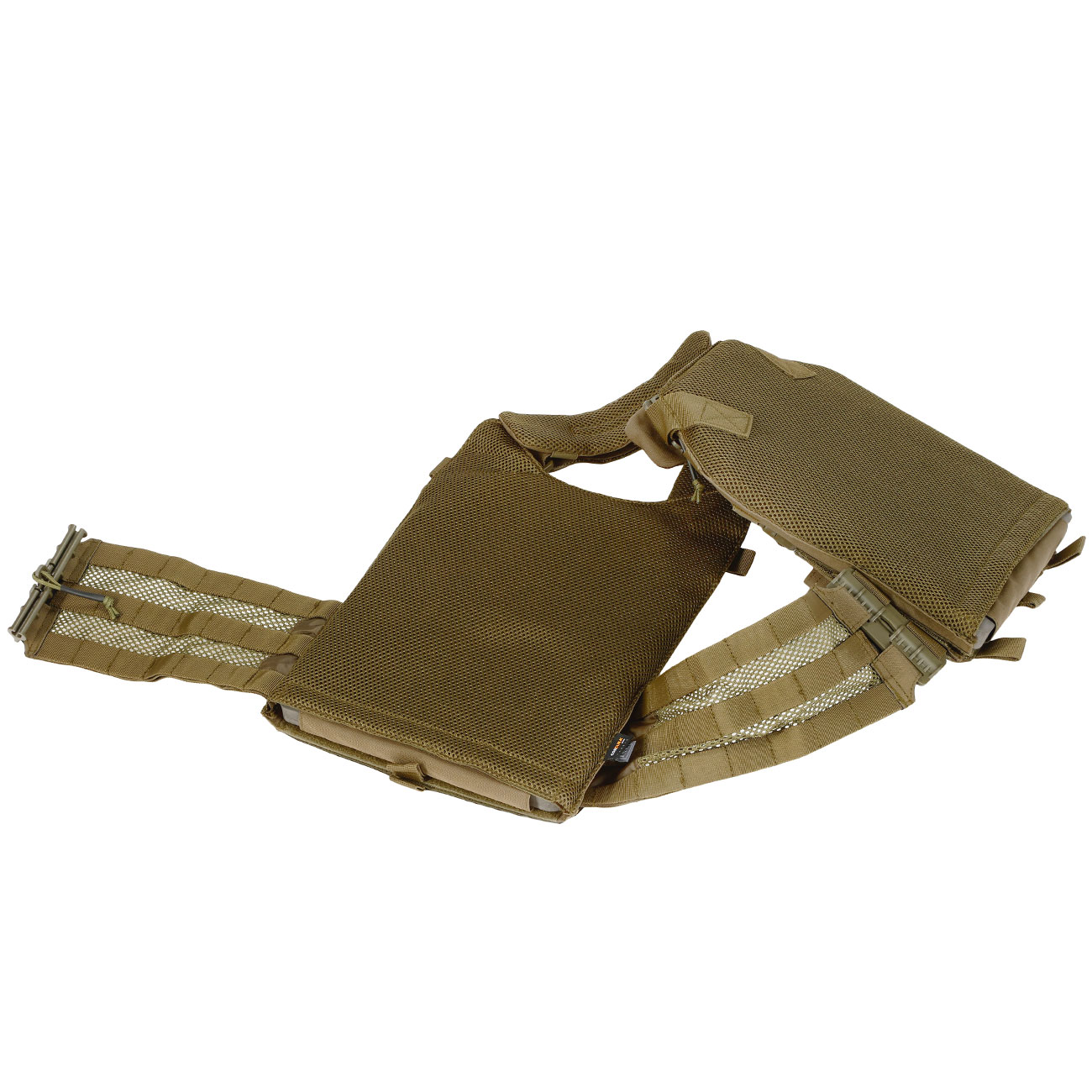 101 INC QR Plate Carrier Lasercut Molle-Plattentrger Weste oliv inkl. Dummy-Platten Bild 4