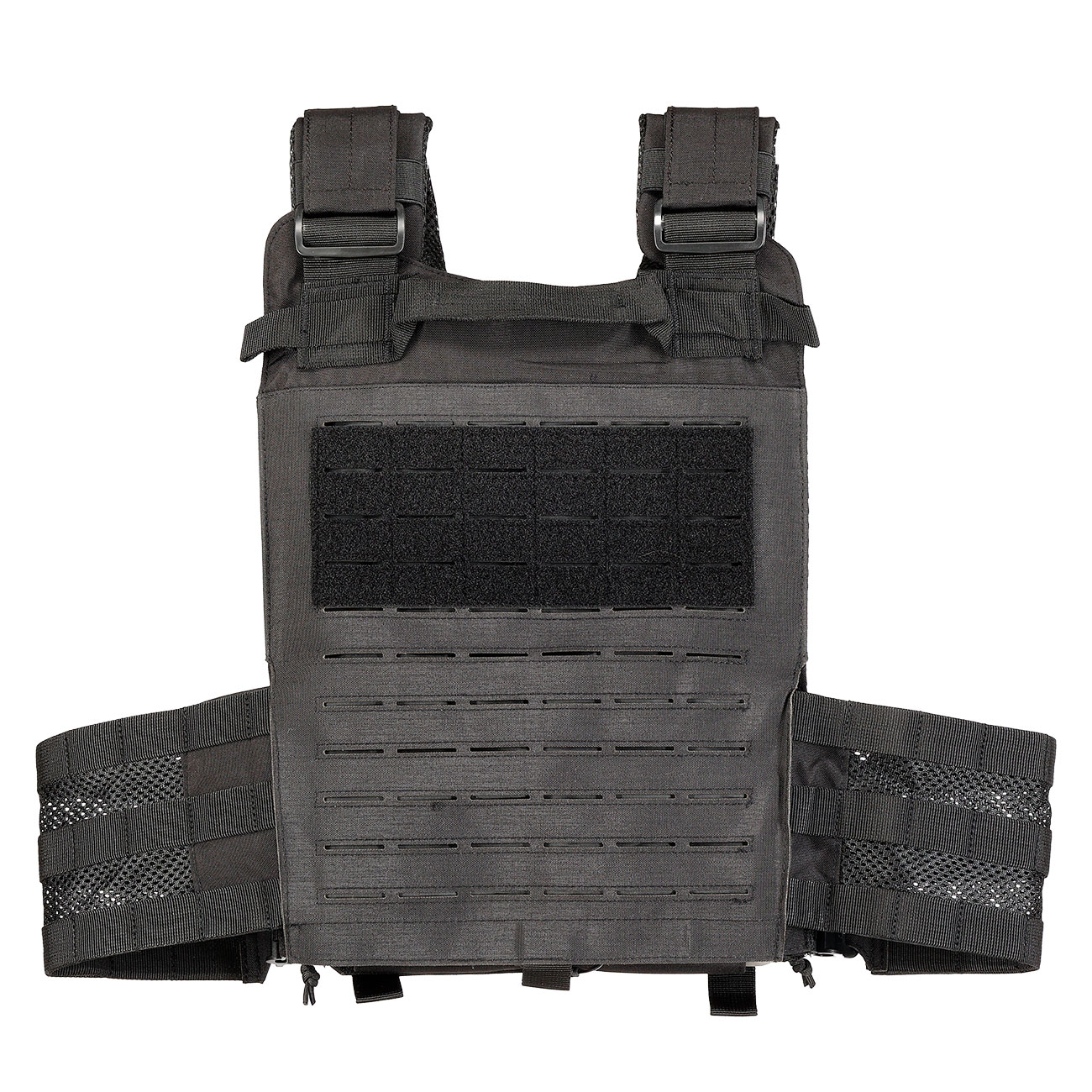 101 INC QR Plate Carrier Lasercut Molle-Plattentrger Weste schwarz inkl. Dummy-Platten Bild 1