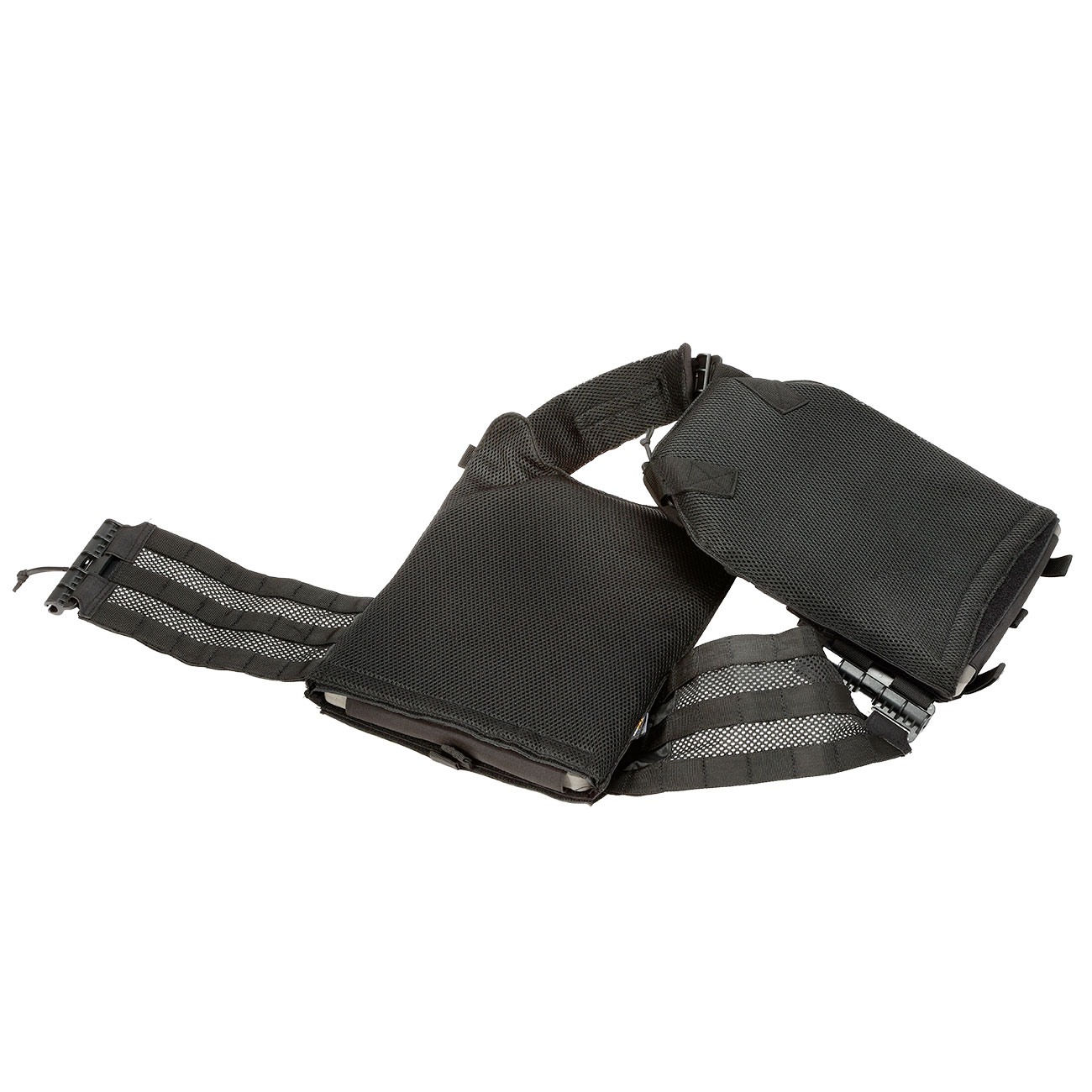 101 INC QR Plate Carrier Lasercut Molle-Plattentrger Weste schwarz inkl. Dummy-Platten Bild 4