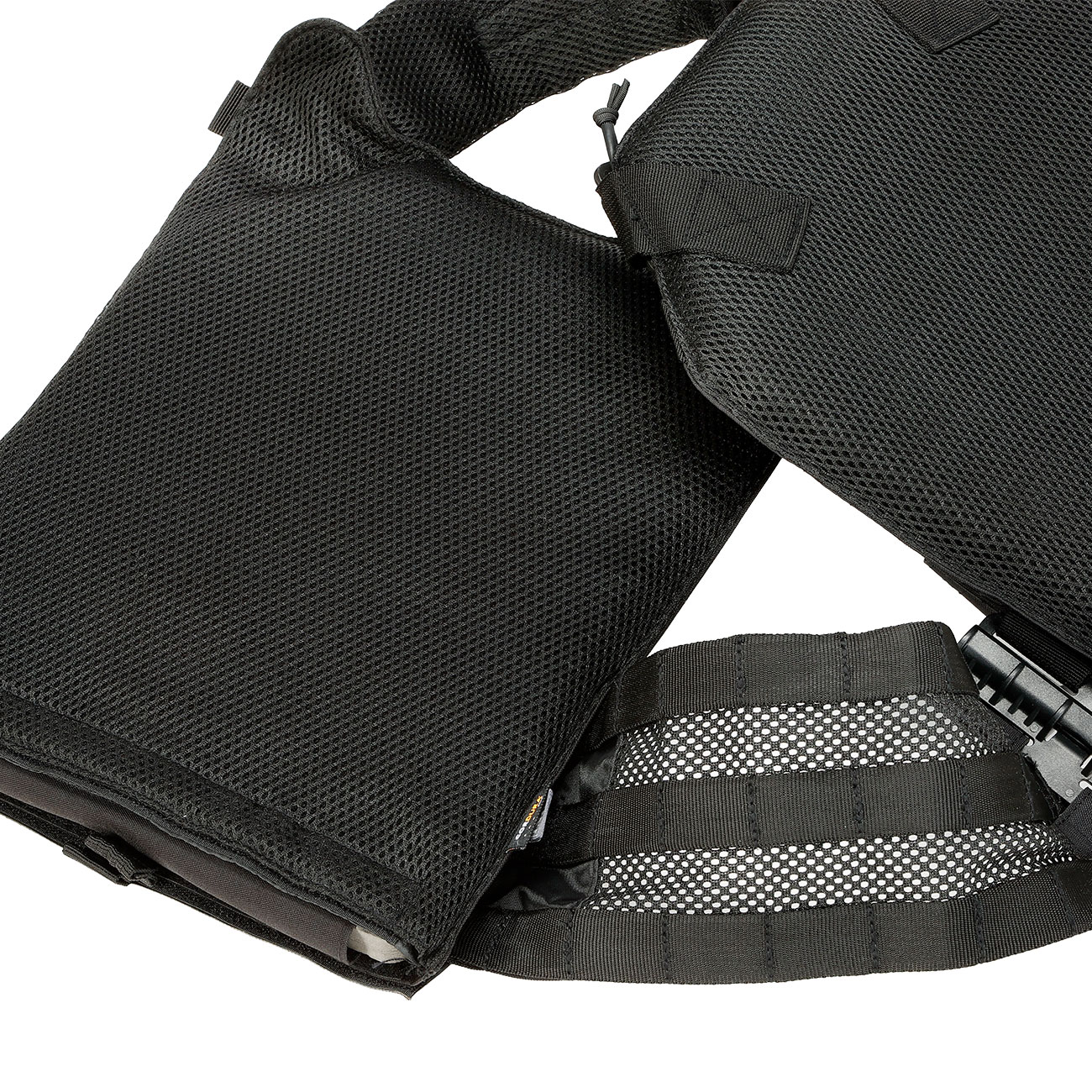 101 INC QR Plate Carrier Lasercut Molle-Plattentrger Weste schwarz inkl. Dummy-Platten Bild 5