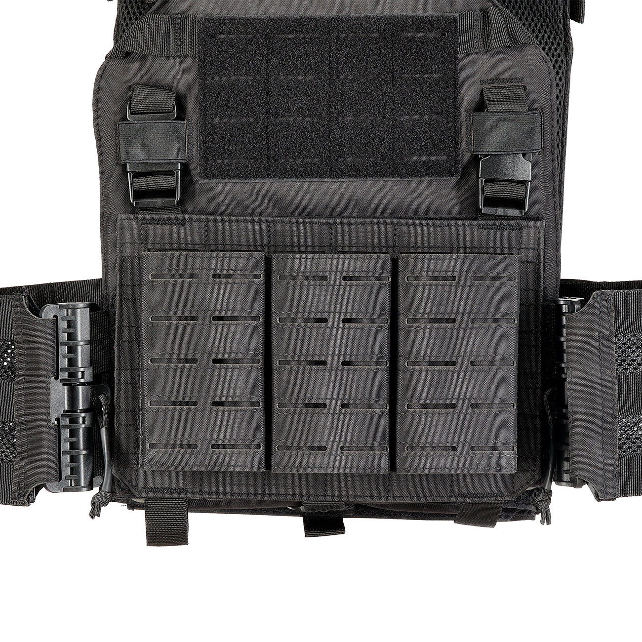 101 INC QR Plate Carrier Lasercut Molle-Plattentrger Weste schwarz inkl. Dummy-Platten Bild 7
