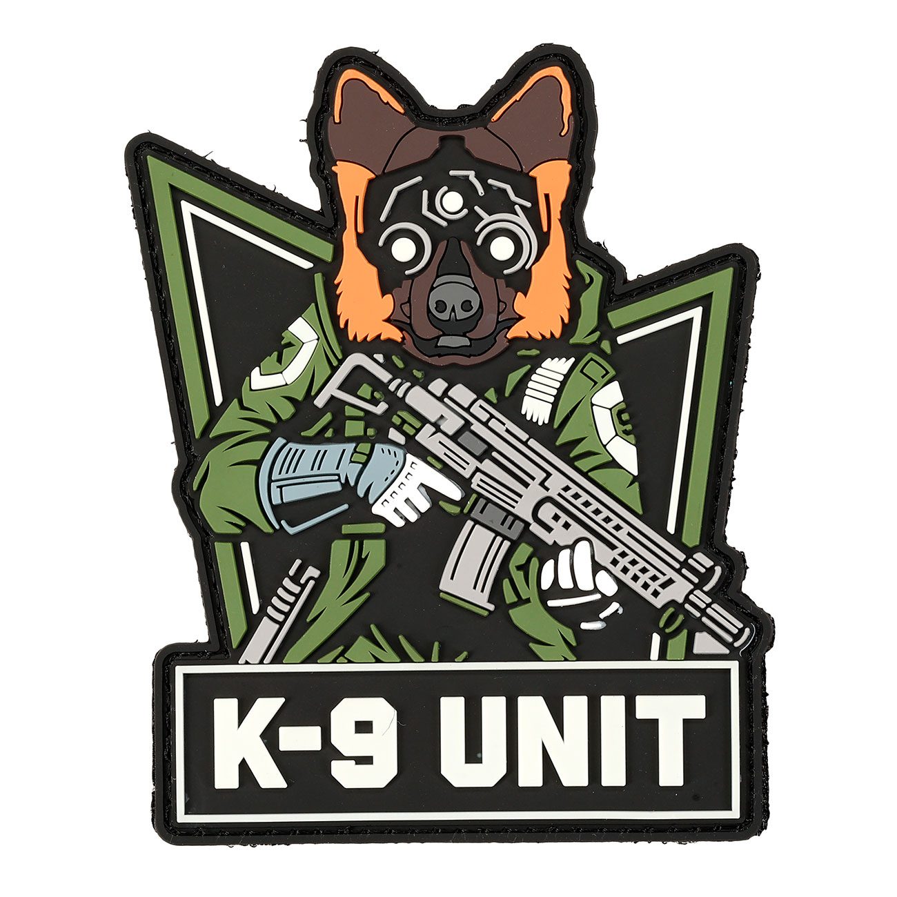 101 INC 3D Rubber Patch mit Klettflche K-9 Unit fullcolor nachleuchtend