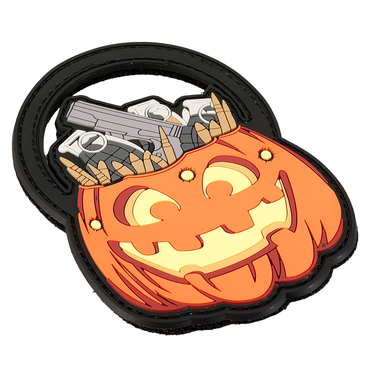 101 INC 3D Rubber Patch mit Klettflche Trick or Treat fullcolor Bild 1