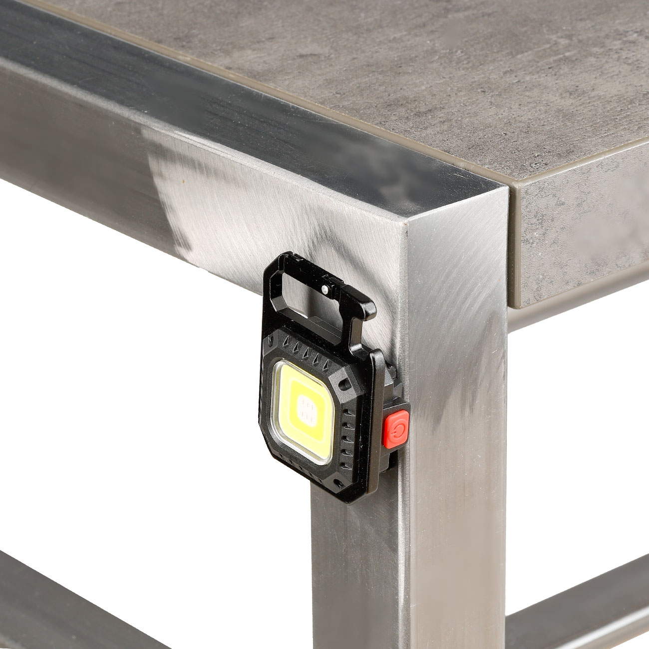 XCell LED Pocketleuchte Work Square 1000 Lumen schwarz inkl. Akku und USB-C Ladekabel Bild 5