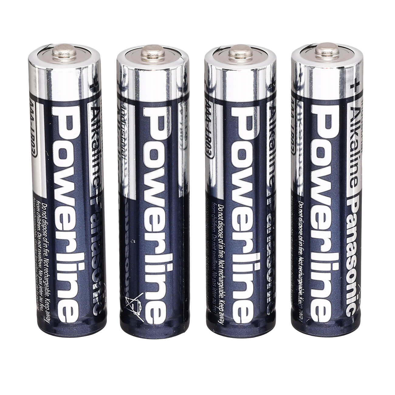Panasonic Powerline Alkaline Batterie LR03 AAA 1,5V 4 Stck