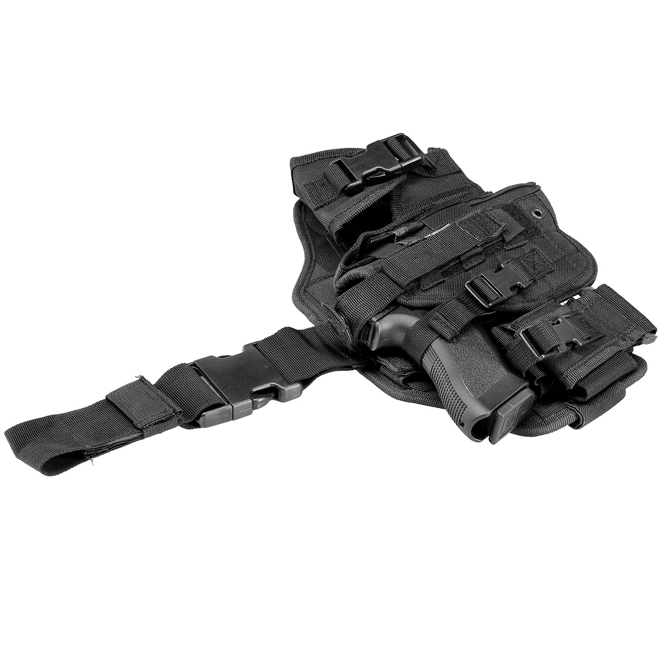CI Pistolenbeinholster Combat Utility 4011 Gen.2 schwarz mit Bein- und Grtelbefestigung rechts Bild 4