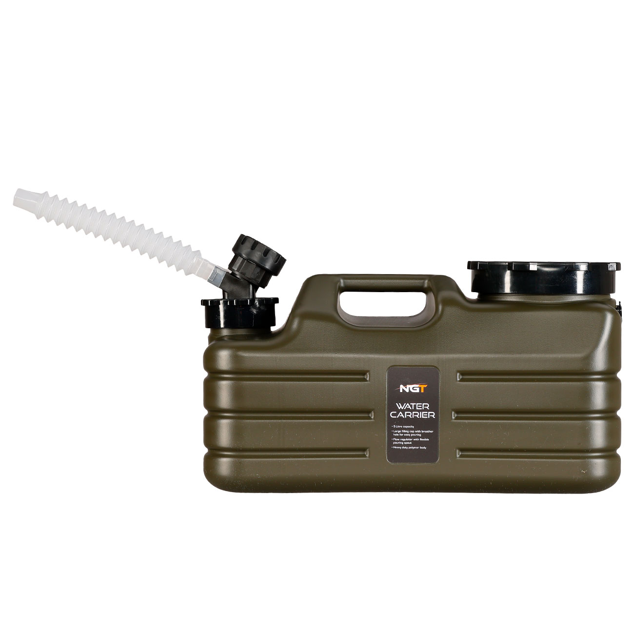 NGT Wasserkanister Heavy Duty 5 Liter oliv inkl. Ausgieer Bild 1