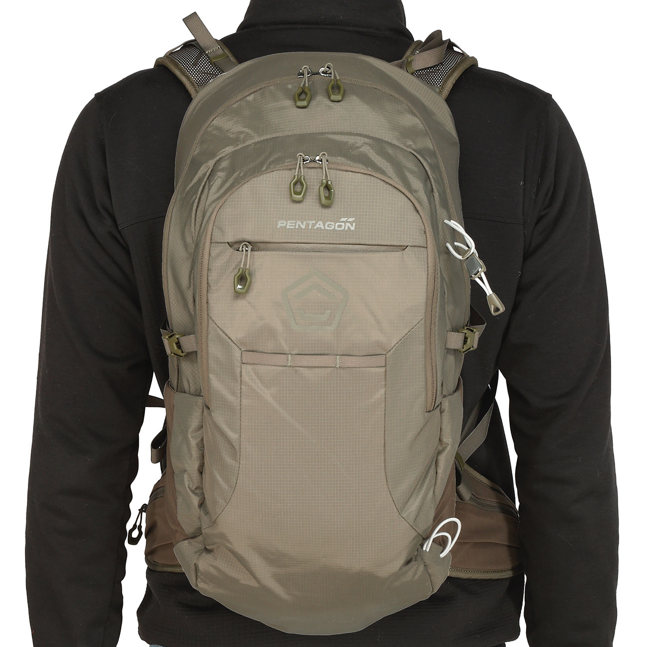 Pentagon Rucksack Minor 28 Liter mit Regenschutz RAL7013 Bild 4