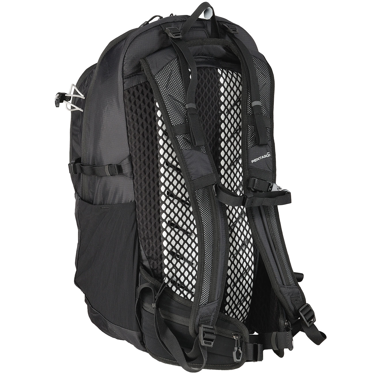 Pentagon Rucksack Minor 28 Liter mit Regenschutz schwarz Bild 3