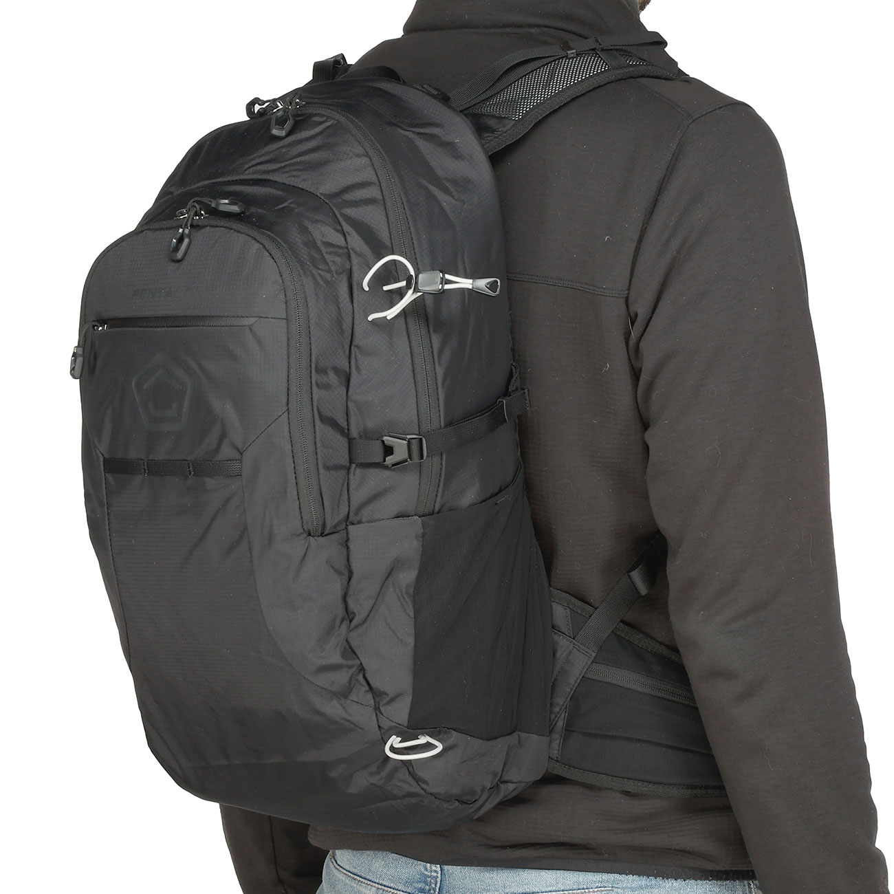 Pentagon Rucksack Minor 28 Liter mit Regenschutz schwarz Bild 5