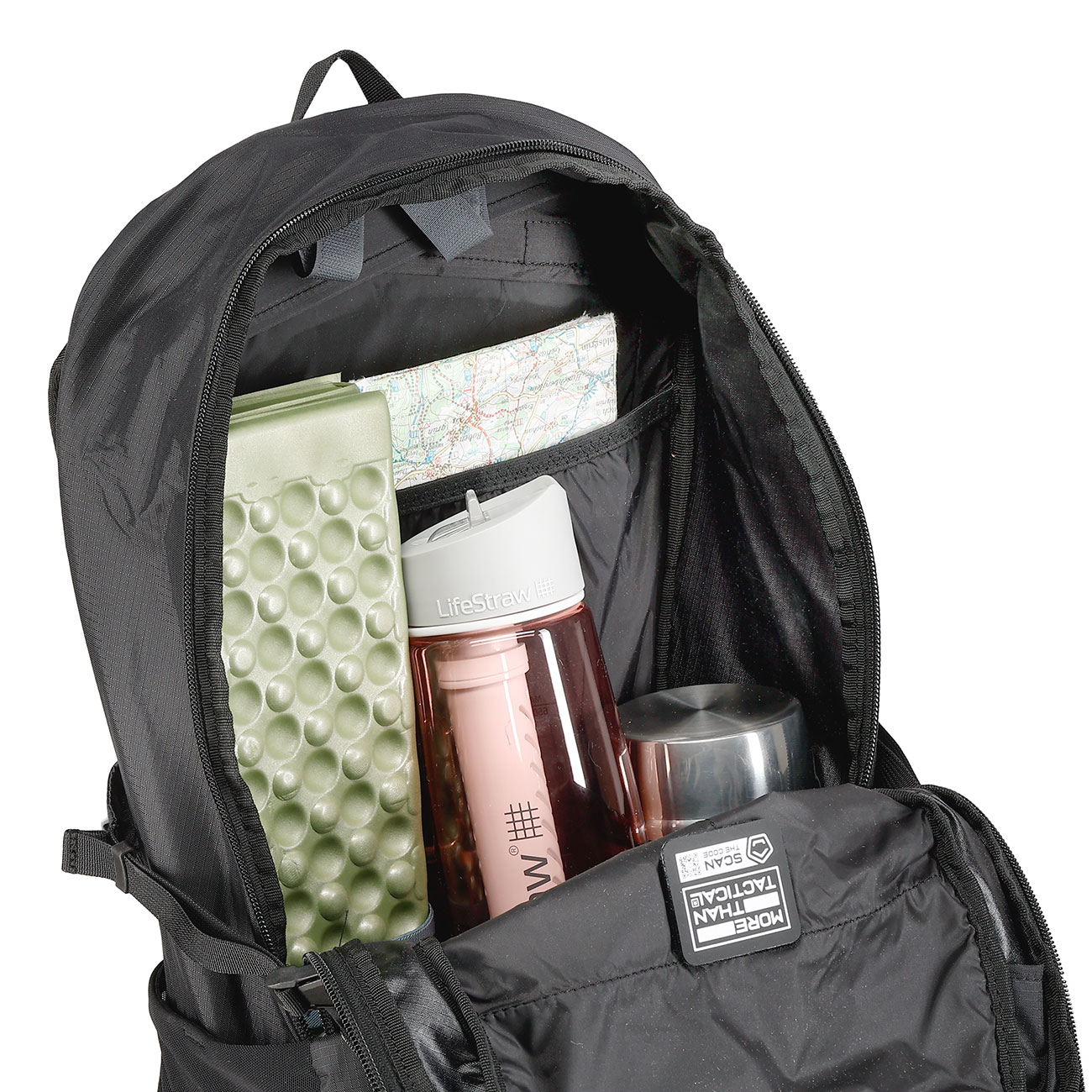 Pentagon Rucksack Minor 28 Liter mit Regenschutz schwarz Bild 9