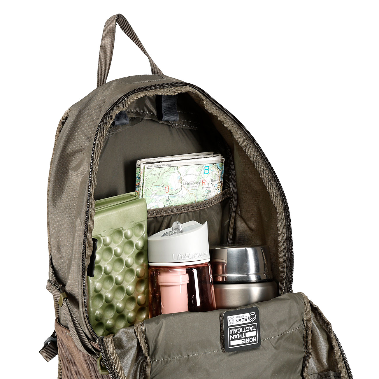 Pentagon Rucksack Minor 20 Liter mit Regenschutz RAL7013 Bild 9