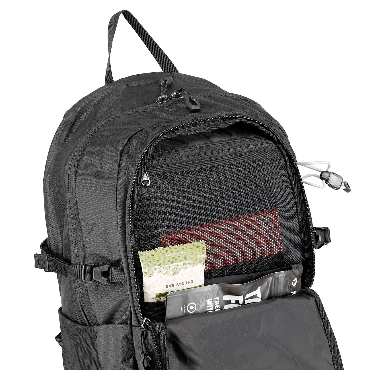 Pentagon Rucksack Minor 20 Liter mit Regenschutz schwarz Bild 8