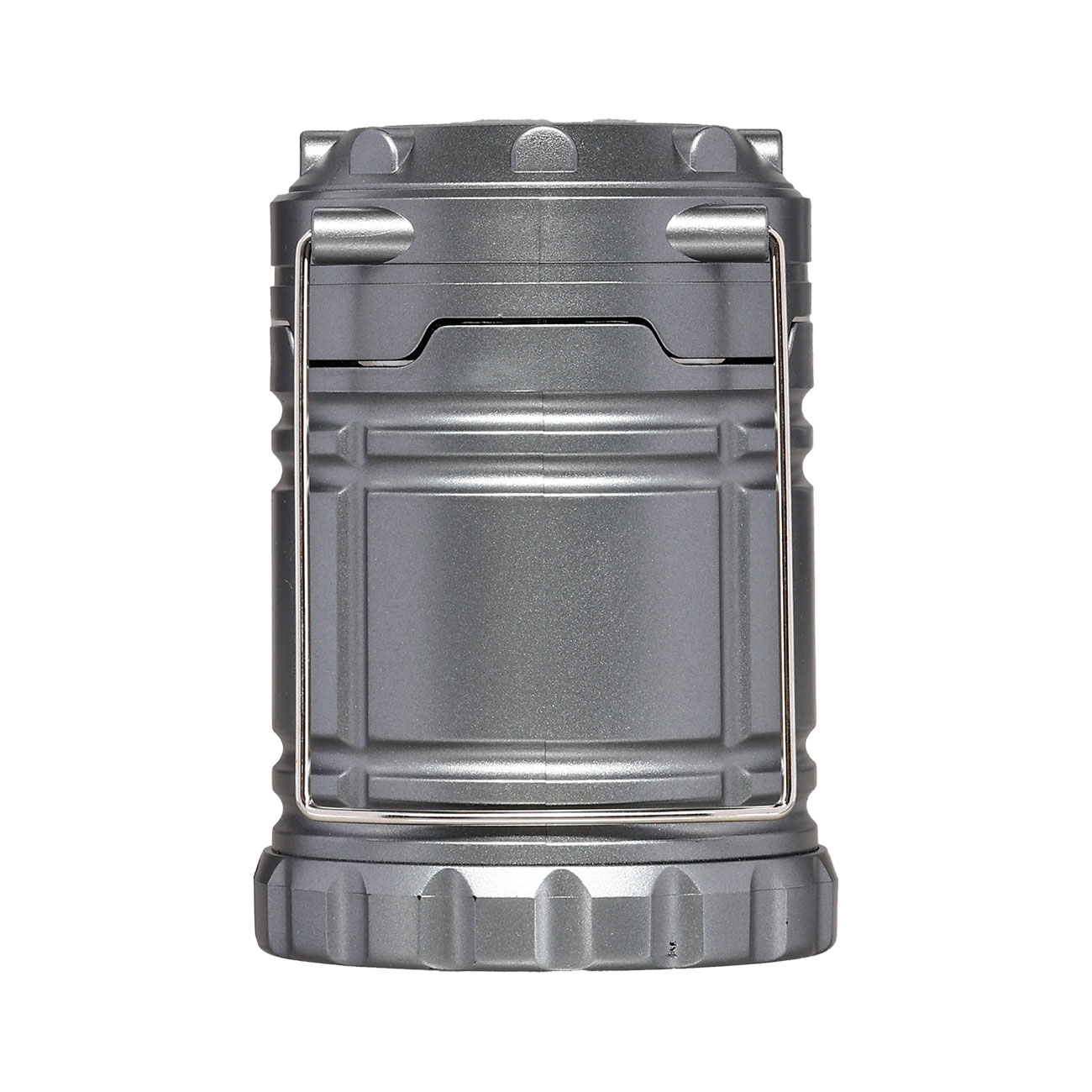 LED-Campinglaterne faltbar grau Bild 1