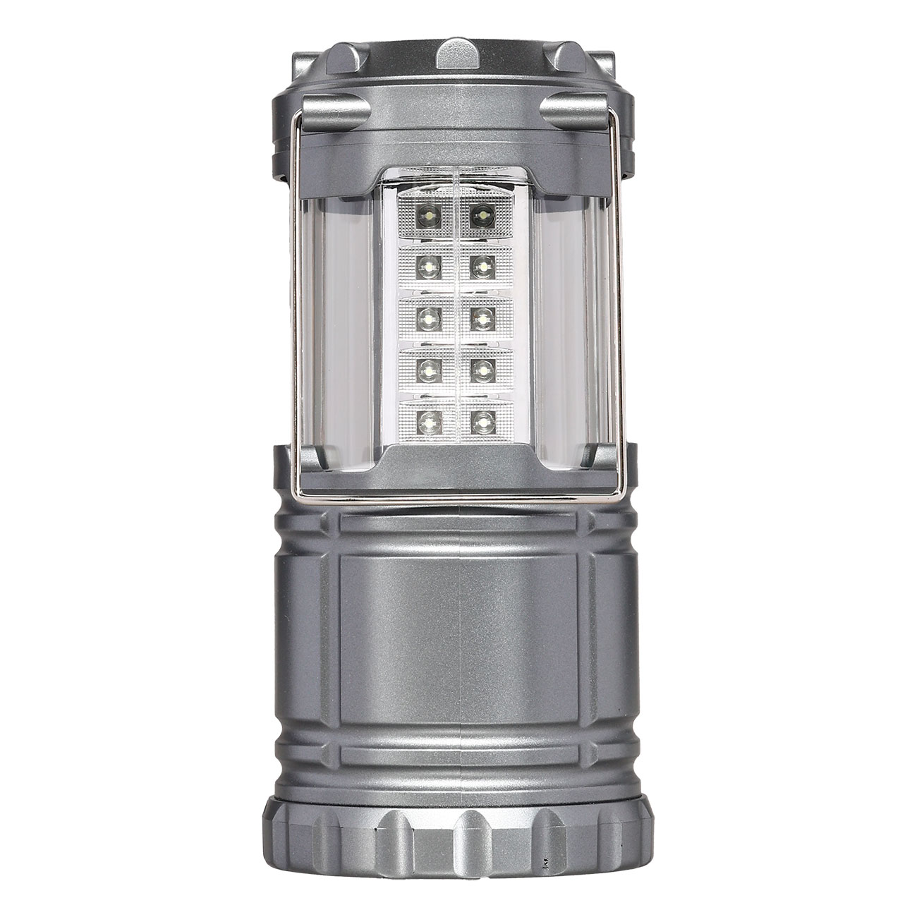 LED-Campinglaterne faltbar grau Bild 5