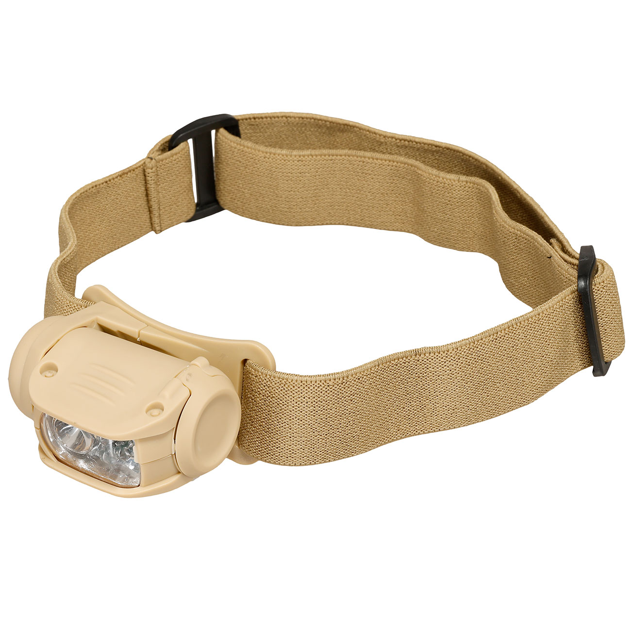 Mil-Tec LED-Stirnlampe 4-farbig 65 Lumen coyote inkl. Stirnband Bild 3