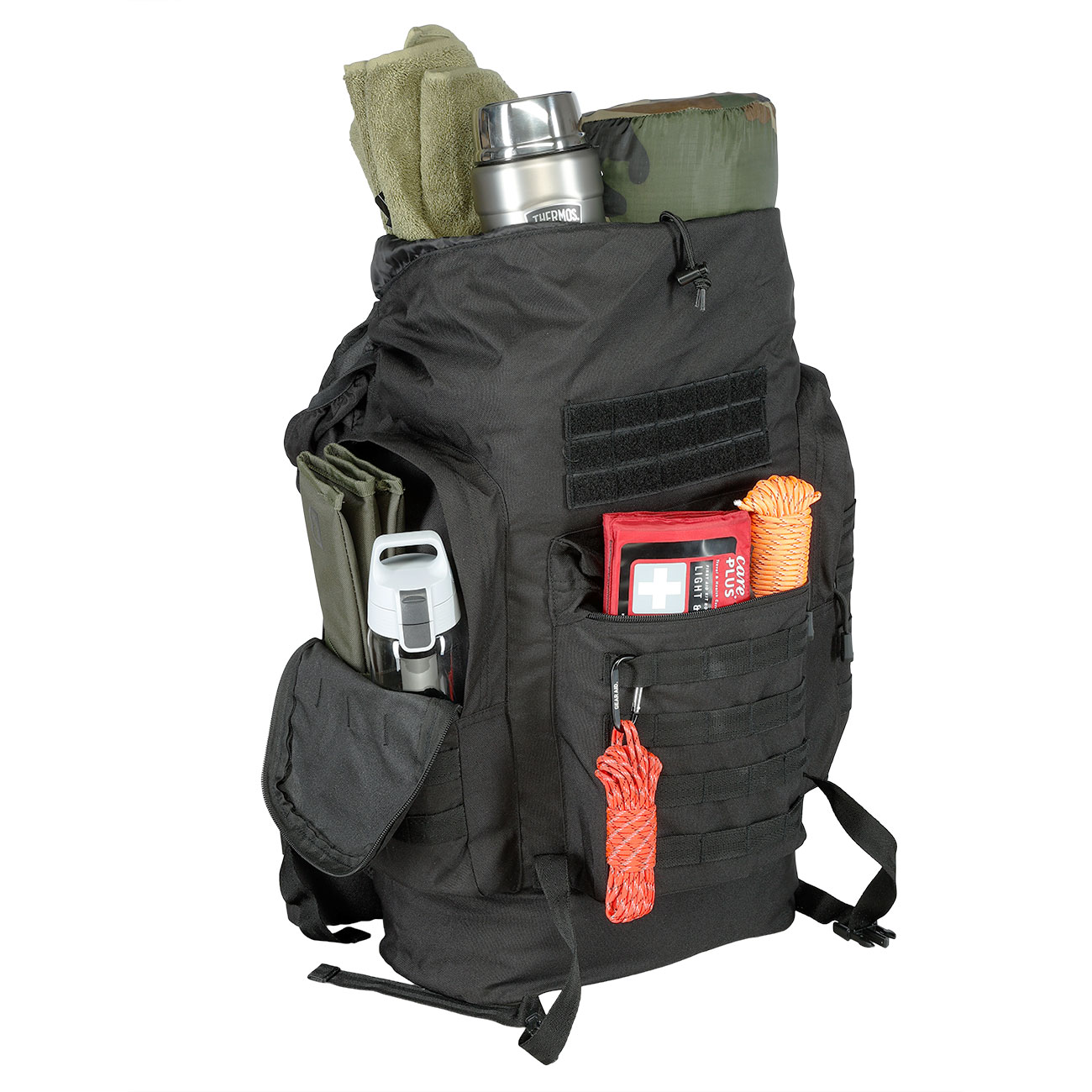 Mil-Tec BW Rucksack Molle Gen. II 65 Liter schwarz Bild 10