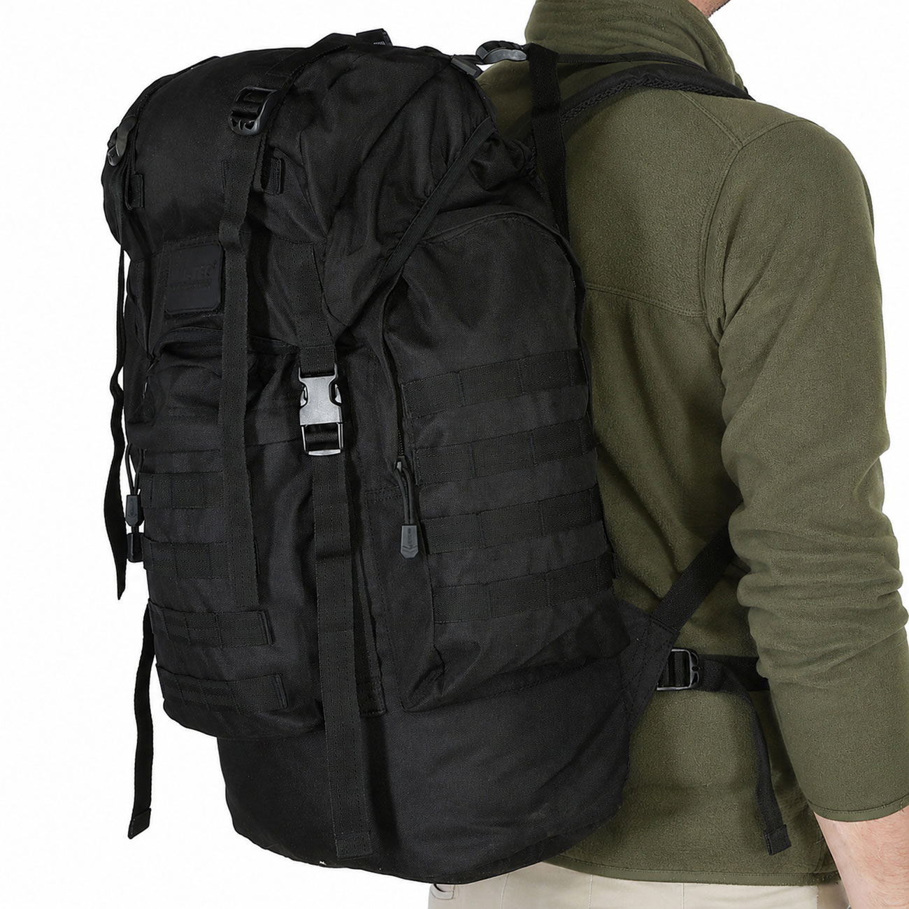 Mil-Tec BW Rucksack Molle Gen. II 65 Liter schwarz Bild 11