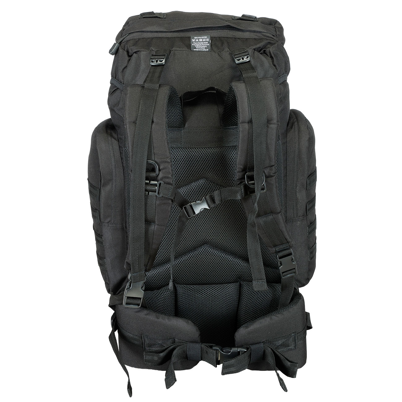 Mil-Tec BW Rucksack Molle Gen. II 65 Liter schwarz Bild 5