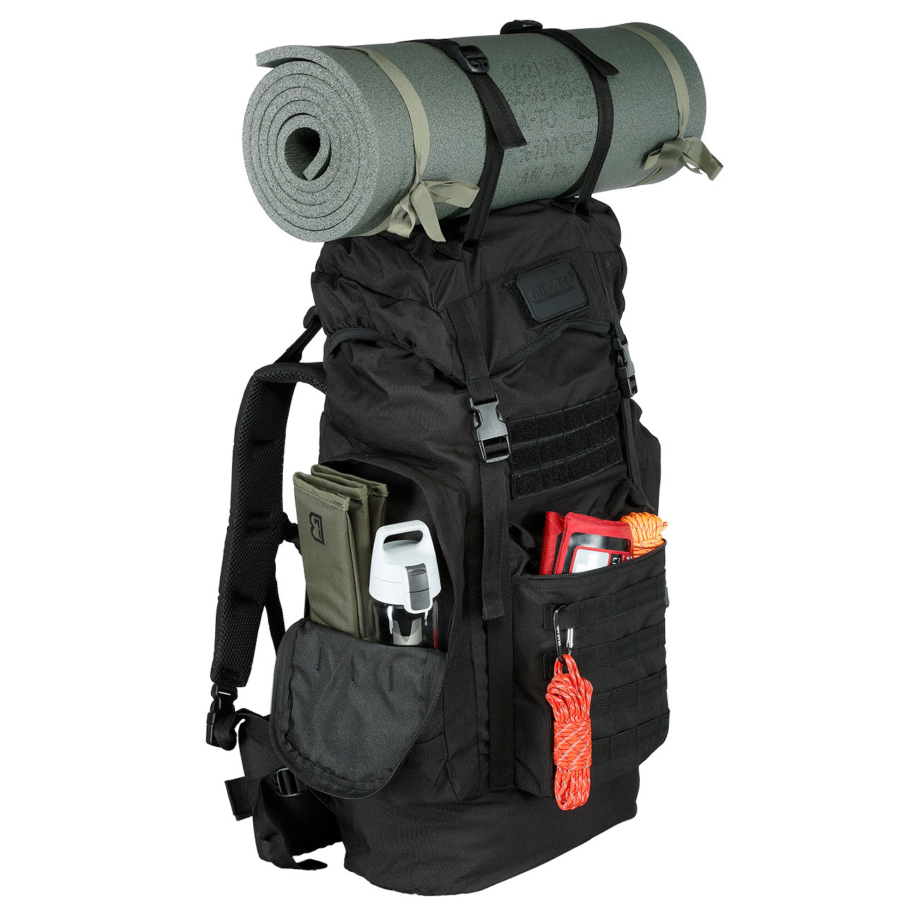Mil-Tec BW Rucksack Molle Gen. II 65 Liter schwarz Bild 9