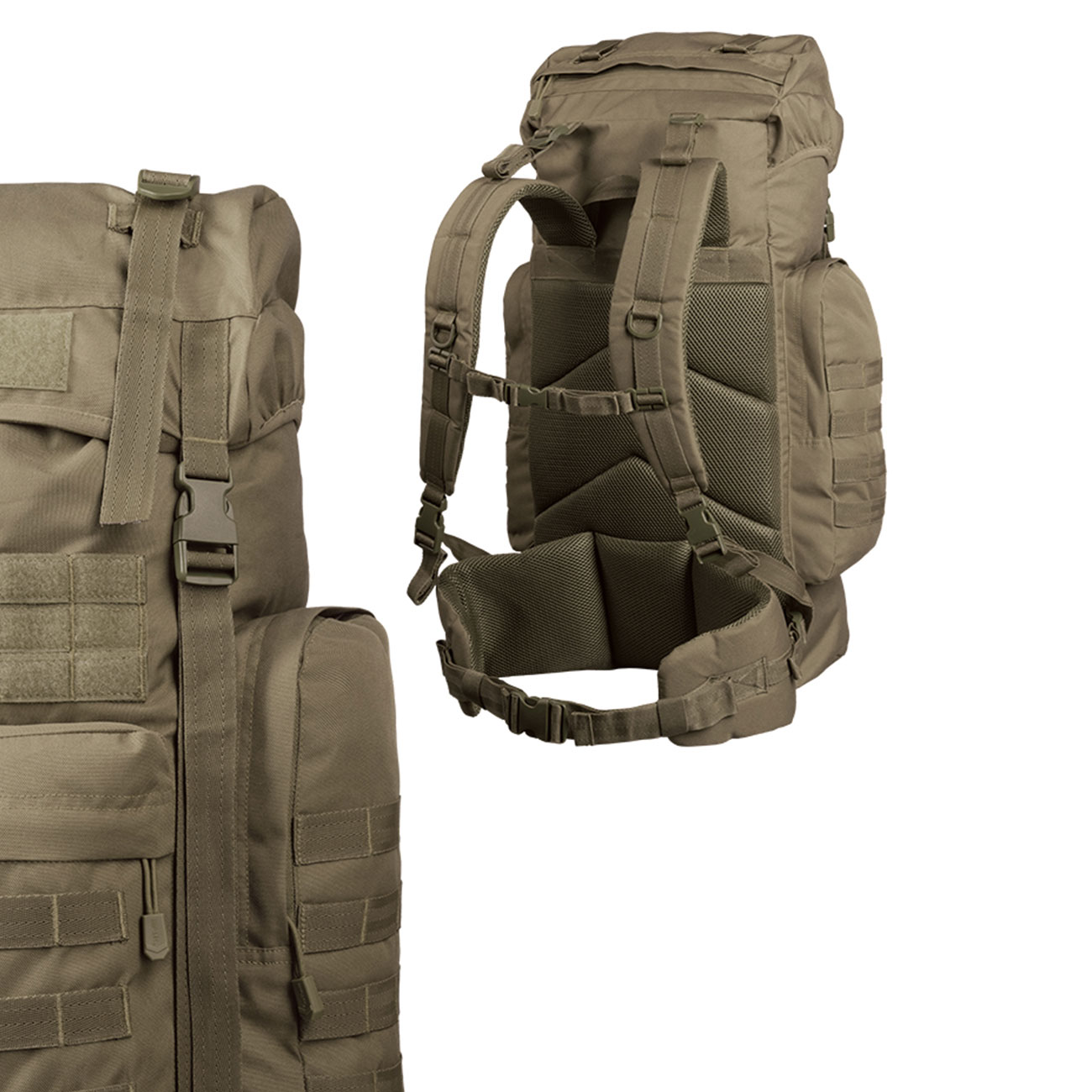 Mil-Tec BW Rucksack Molle Gen. II 65 Liter oliv Bild 1