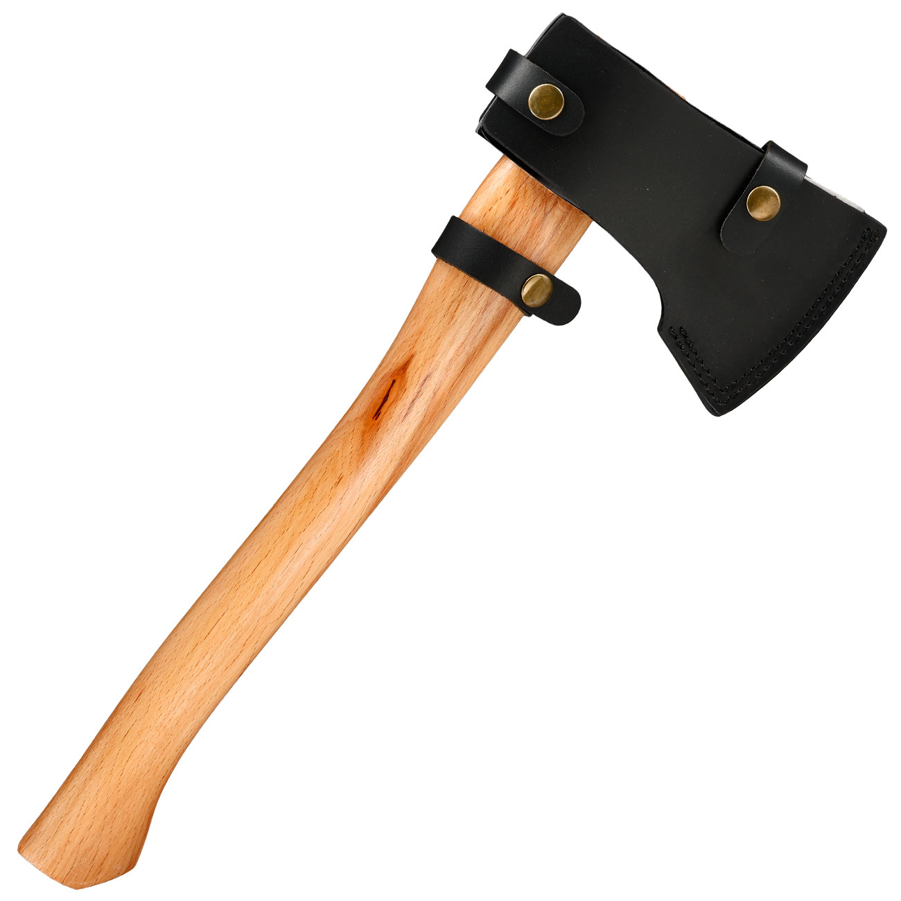 Haller Axt 43 cm Buchenholz inkl. Lederscheide Bild 4