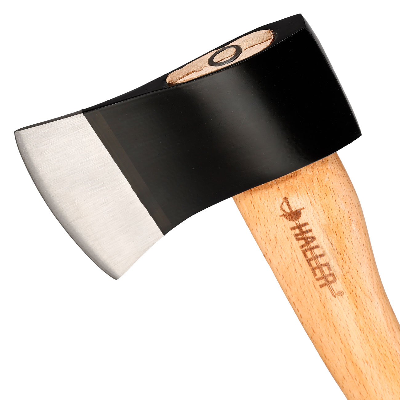 Haller Axt 36 cm Buchenholz inkl. Lederscheide Bild 1