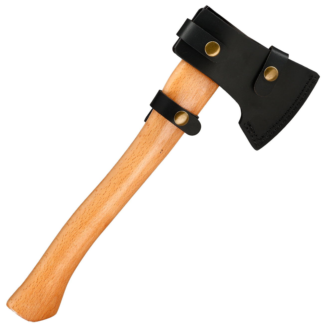 Haller Axt 36 cm Buchenholz inkl. Lederscheide Bild 4