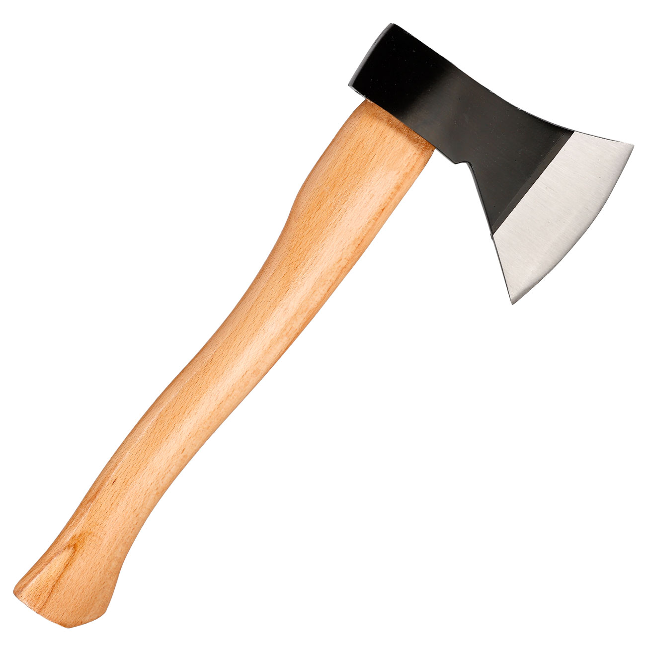 Haller Axt breit 39 cm Buchenholz inkl. Lederscheide Bild 2