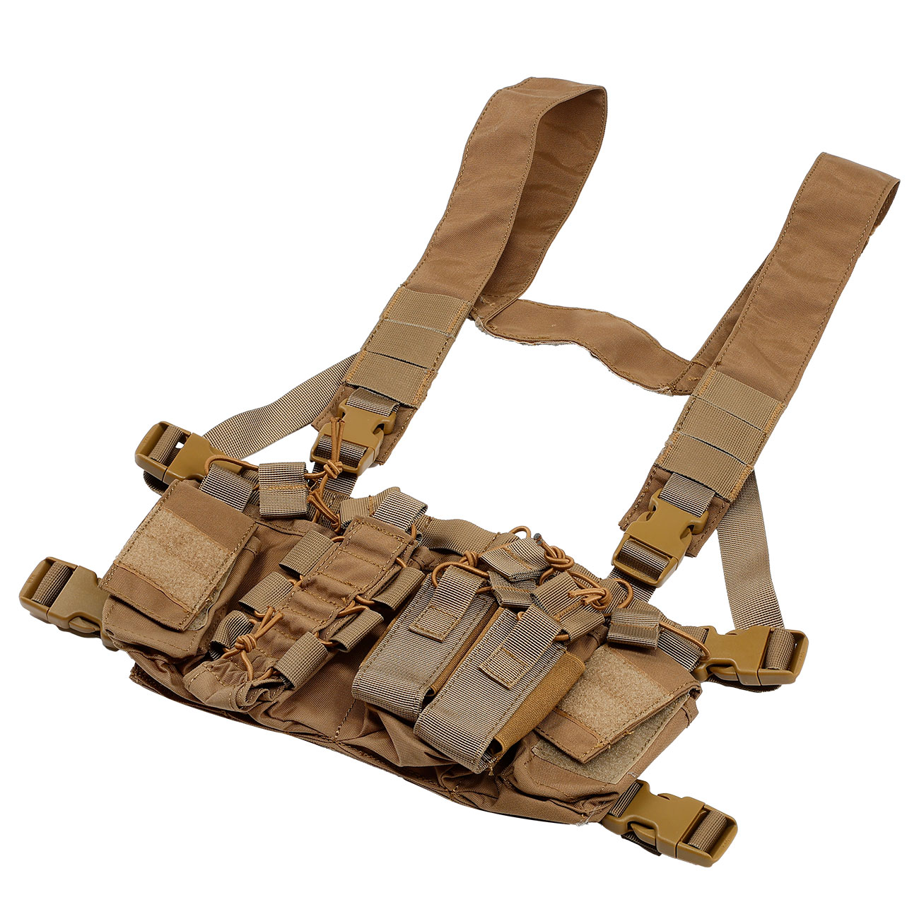 Nuprol PMC Front Panel Tactical Chest Rig verstellbar tan Bild 2